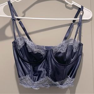 Victorias Secret Navy Corset Bra